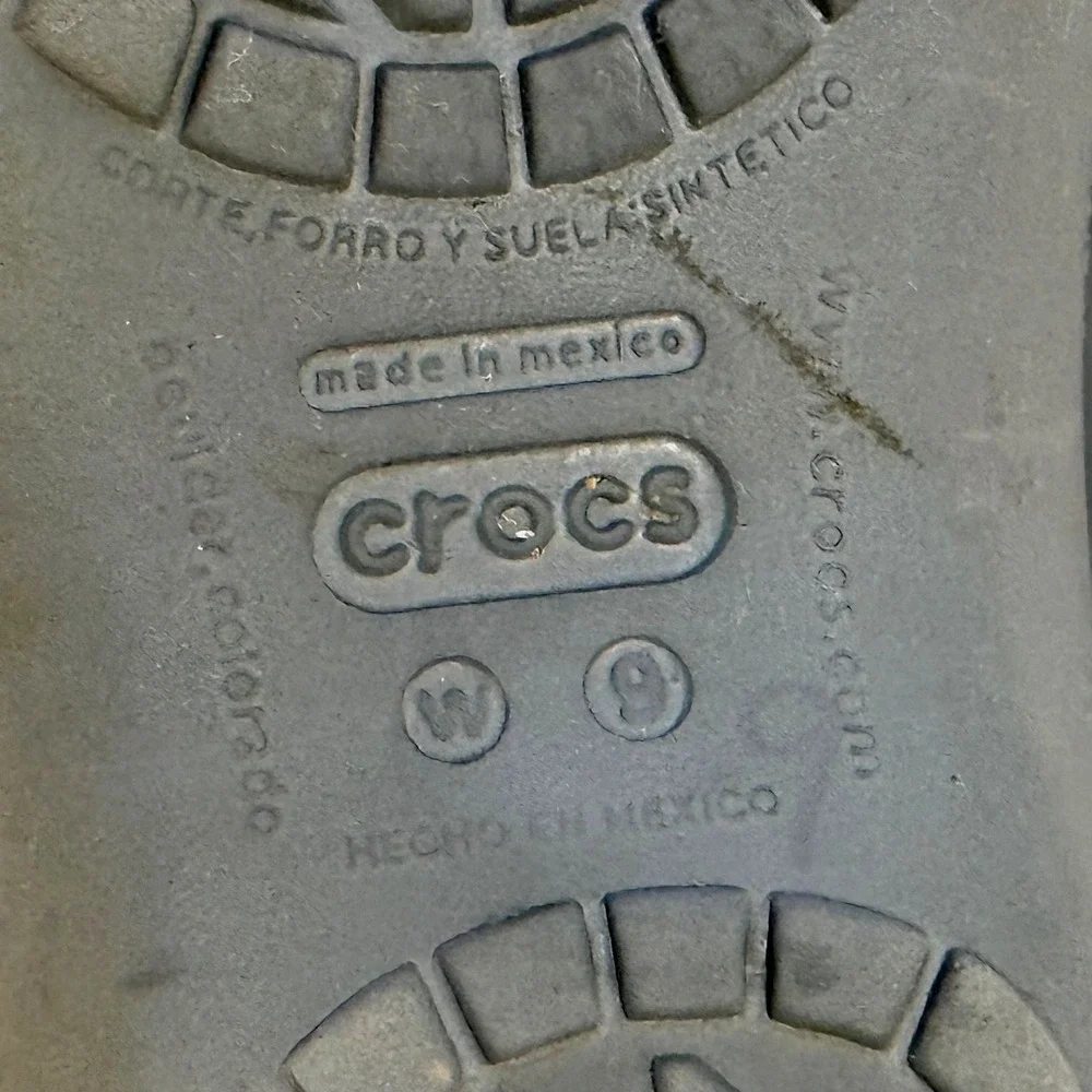 Crocs Kadee Flats Womens 9 Dark Gray Charcoal Ballet Slip On Comfort Shoes